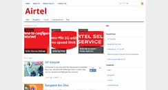 Desktop Screenshot of airtel.com.bd