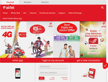 Tablet Screenshot of bd.airtel.com